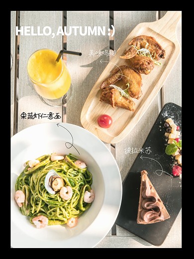 INS质感美食分享PLOG模板