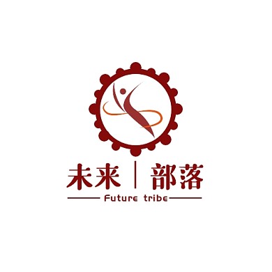 未来部落红色logo创意