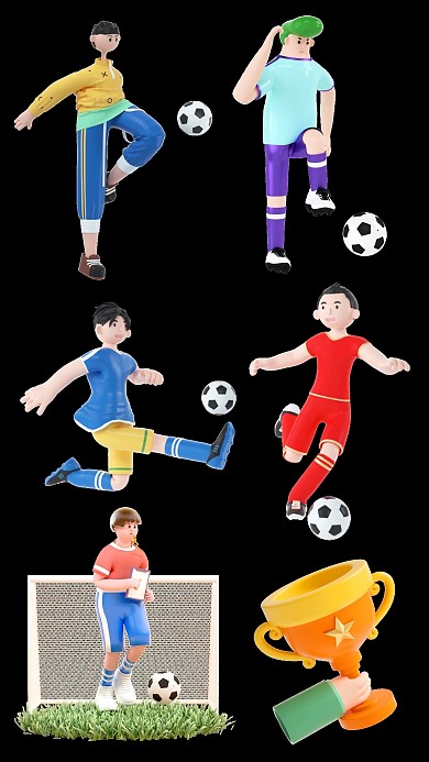 世界杯3d素材合集