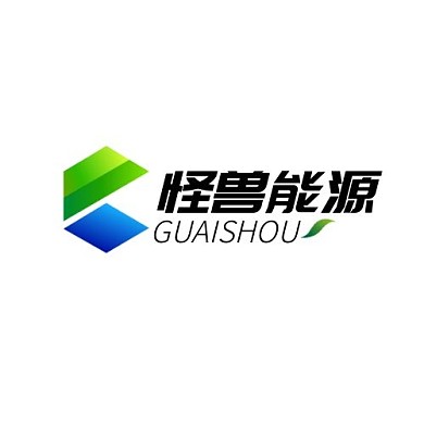 绿色环保科技简约电池能源logo设计