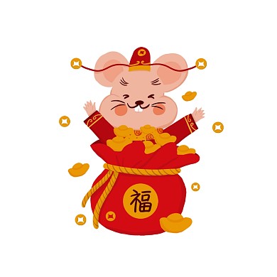 图怪兽原创元素鼠年