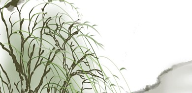 中国风文艺清新质感Banner背景