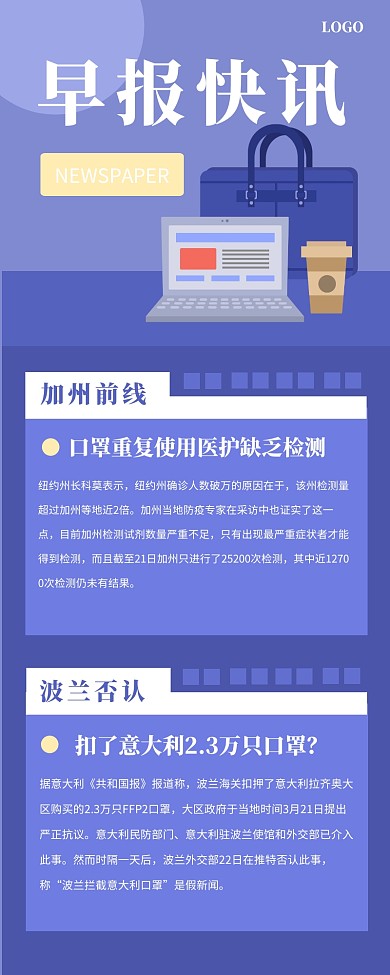 深蓝商务早报快讯营销长图