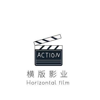 娱乐影视横版影业胶卷电商logo设计