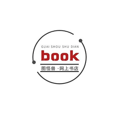 红色黑色字母字体书店店铺logo标志线条
