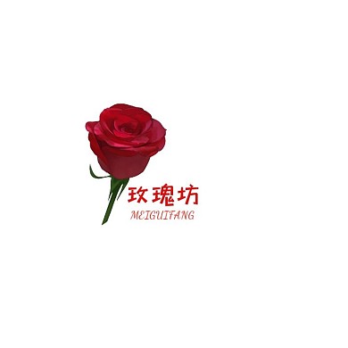 玫瑰坊鲜花类电商LOGO