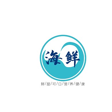 美食海鲜创意logo设计