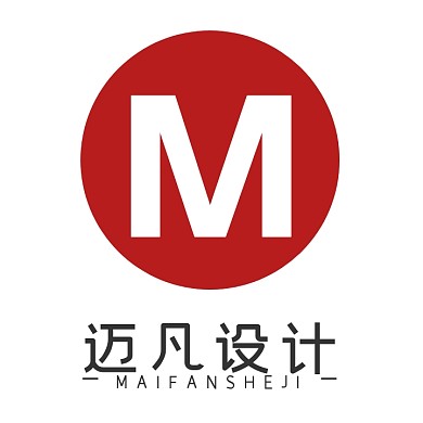 简约创意红色字母圆形公司设计团队logo