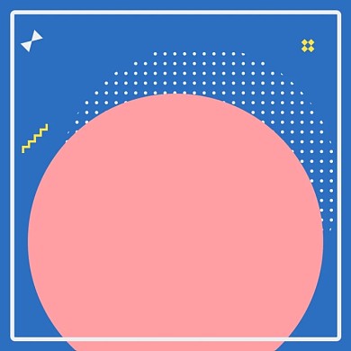 图怪兽原创元素几何潮流微信头像边框