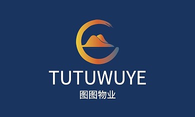 简约物业商务名片