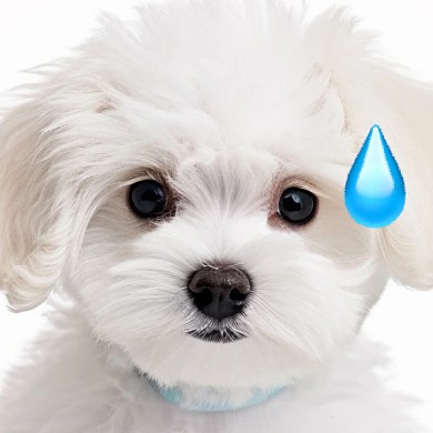 毛绒小狗可爱情侣微信头像