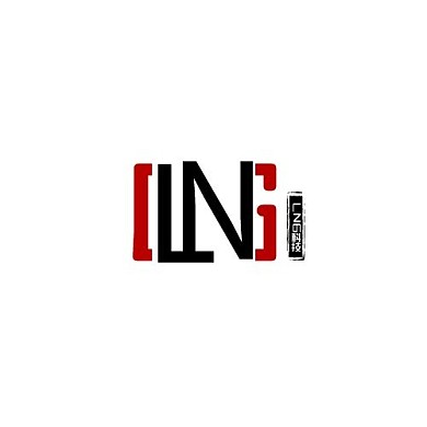 LNGlogo创意字体红色黑色logo