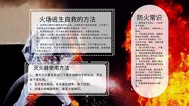 消防安全知识科普手抄报