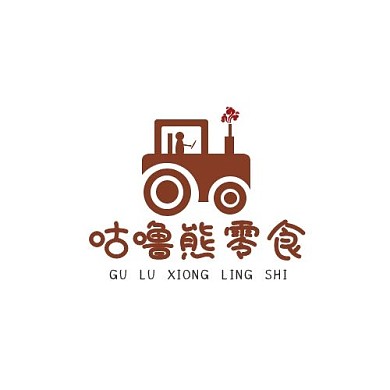 咕噜熊零食店标志