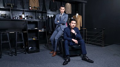 西装男士