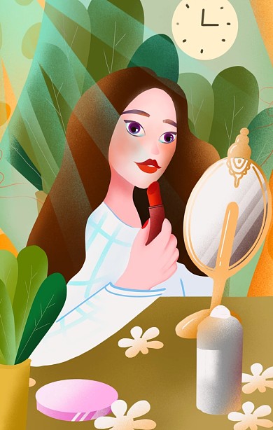 复古上海旗袍美女化妆