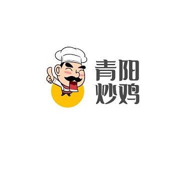 美味青阳炒鸡logo