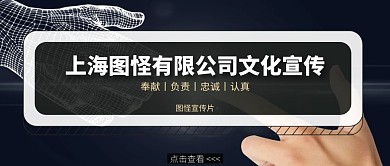 公司宣传片简约风格双色调