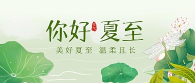 夏至节气问候公众号首图