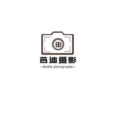 芭迪摄影简约创意平面logo设计