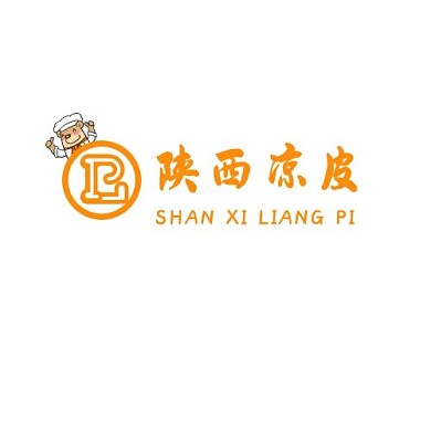 陕西凉皮简约创意卡通logo设计