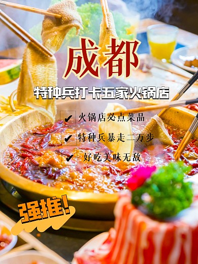 美食打卡PLOG模板