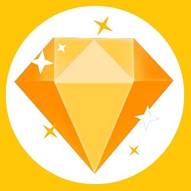 黄色简约小图标钻石公众号封面次图
