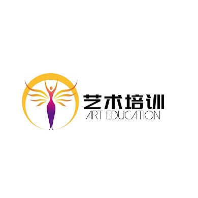 艺术教育舞蹈培训创意logo设计