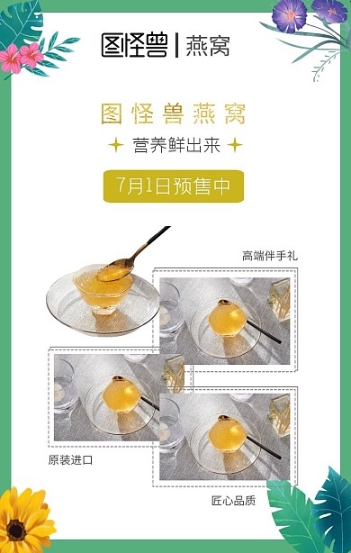 燕窝预售产品展示竖版拼图
