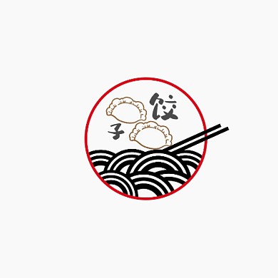饺子锅贴常用logo