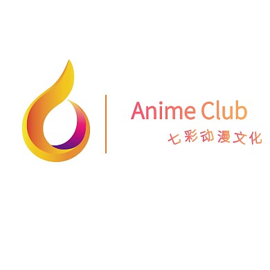 简约创意艺术英文渐变动漫漫画logo