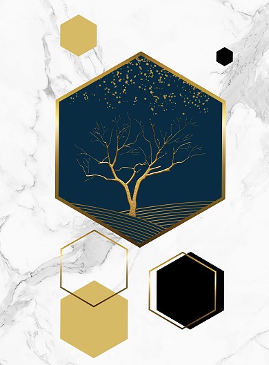 图怪兽原创元素北欧风格装饰画