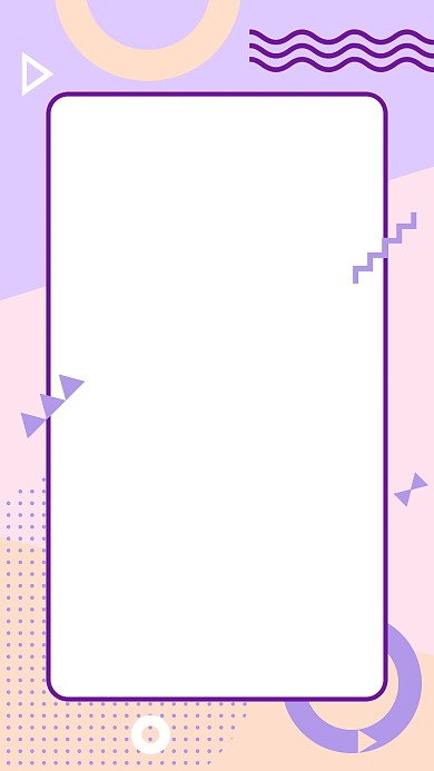 图怪兽原创元素简约创意几何孟菲斯背景