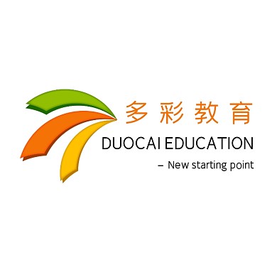 创意简约彩色彩虹教育培训logo