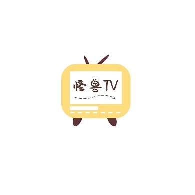 创意卡通简约TV电视视频logo设计