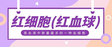 红细胞生物化学医疗化工首图公众号封面