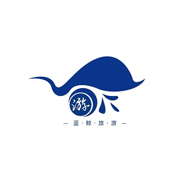 创意大气蓝色旅游旅行logo标志