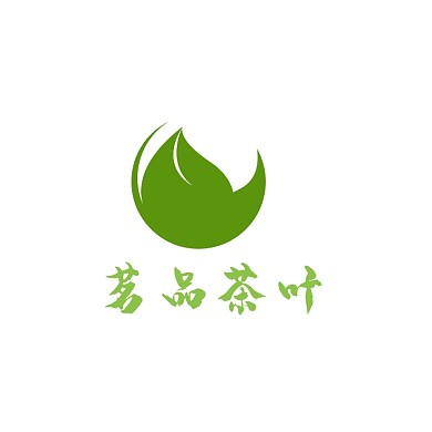 白底店铺茶叶茶馆LOGO