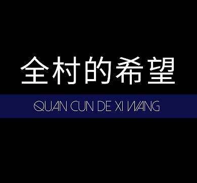 全村的希望朋友圈封面