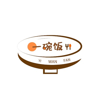 可爱餐饮文字logo