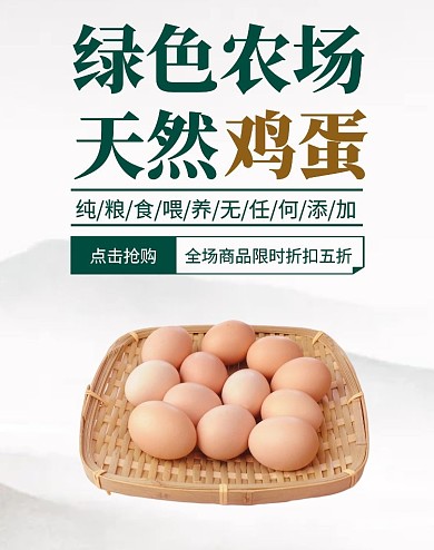 笨鸡农产品家禽淘宝移动banner