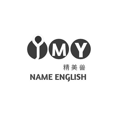 logo设计JMY简约高级灰头像