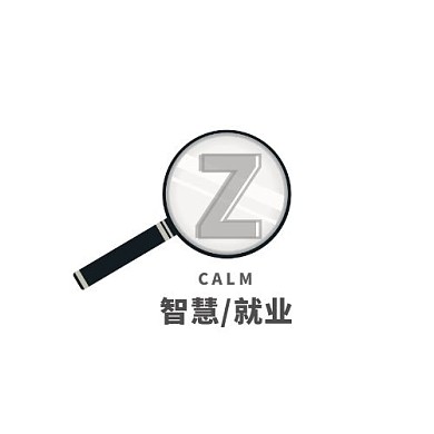 大气质感智慧就业logo
