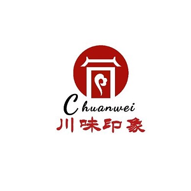川味印象简约红色Logo	