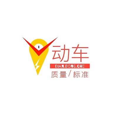 简约动车logo设计
