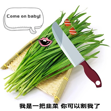 讽刺搞笑表情包割韭菜