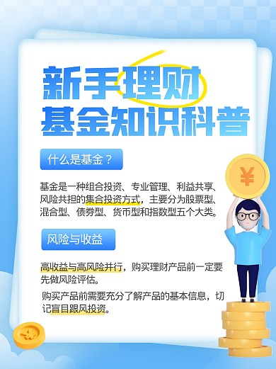 金融理财知识分享小红书封面配图