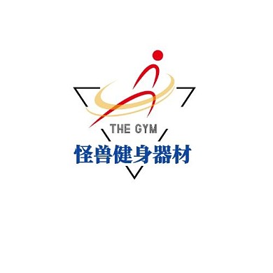 简约红色健身器材LOGO