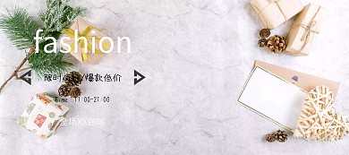 女士饰品简约粉色摄影banner