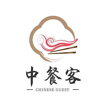 餐饮行业简约电商logo